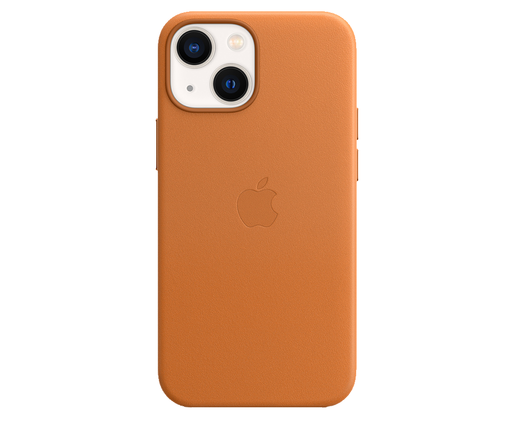 Apple Etui Skórzane z MagSafe iPhone 13 mini - Złoty Brąz