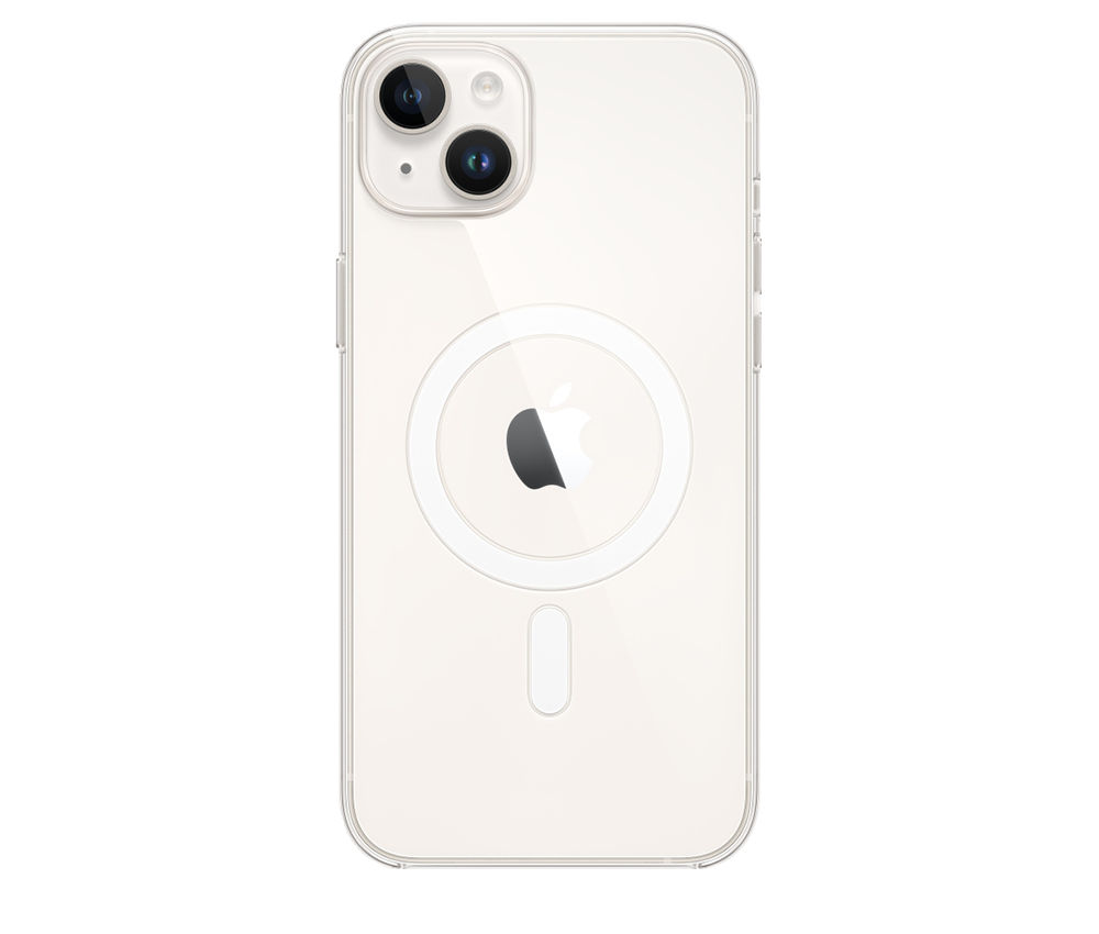 Apple Etui silikonowe iPhone 14 z MagSafe - Przezroczyste