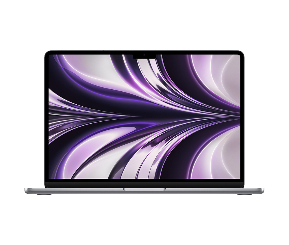 Apple MacBook Air (2022)/ M2 8-core CPU/ 10-core GPU/ 8 GB/ 512 GB SSD/ 2 35W/ MagSafe 3/ Touch ID/ Liquid Retina/ True Tone/ 16‑core  Neural Engine/ układ klawiatury Int. English/ Gwiezdna Szarość 